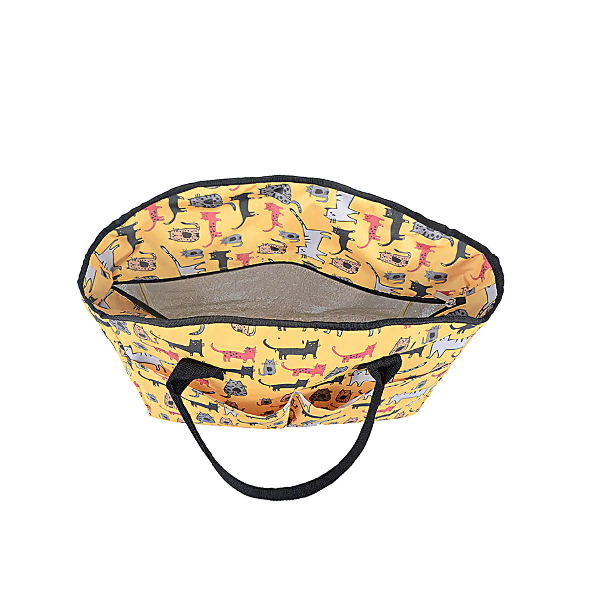 Biggdesign Cats Yellow Insulated Bag