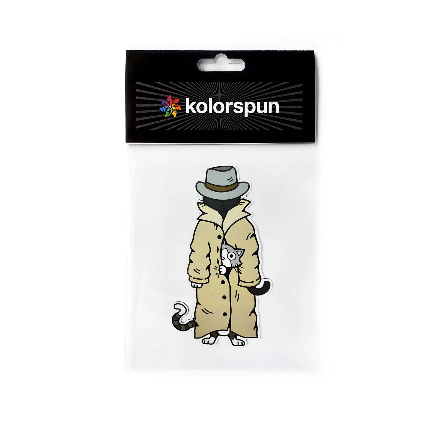 Trench Coat Cats Magnet