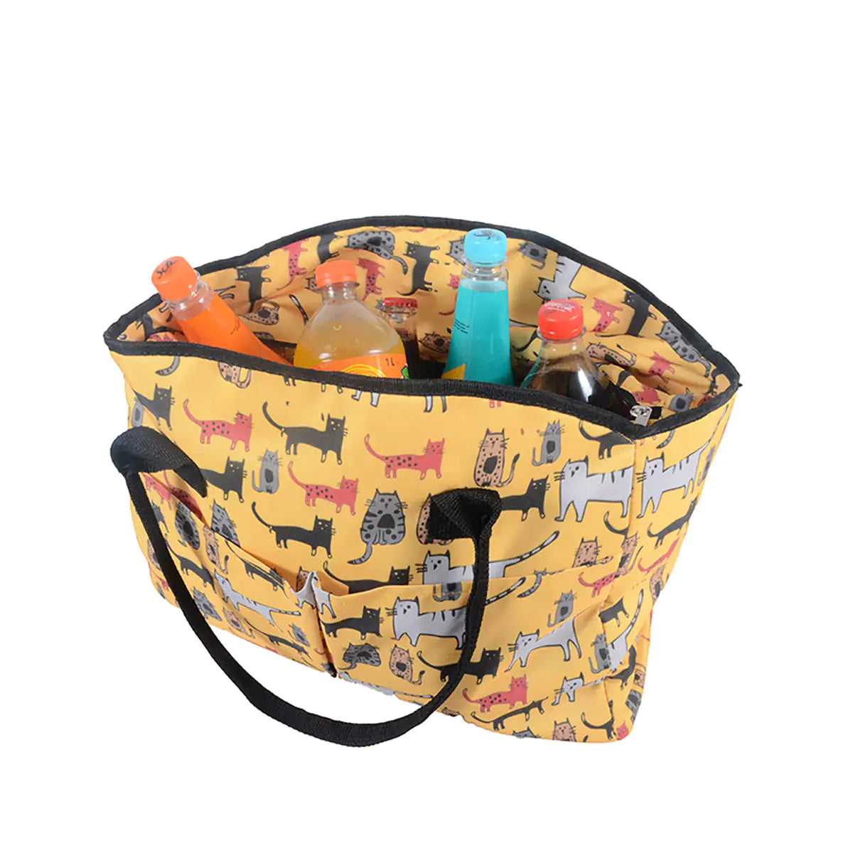Biggdesign Cats Yellow Insulated Bag