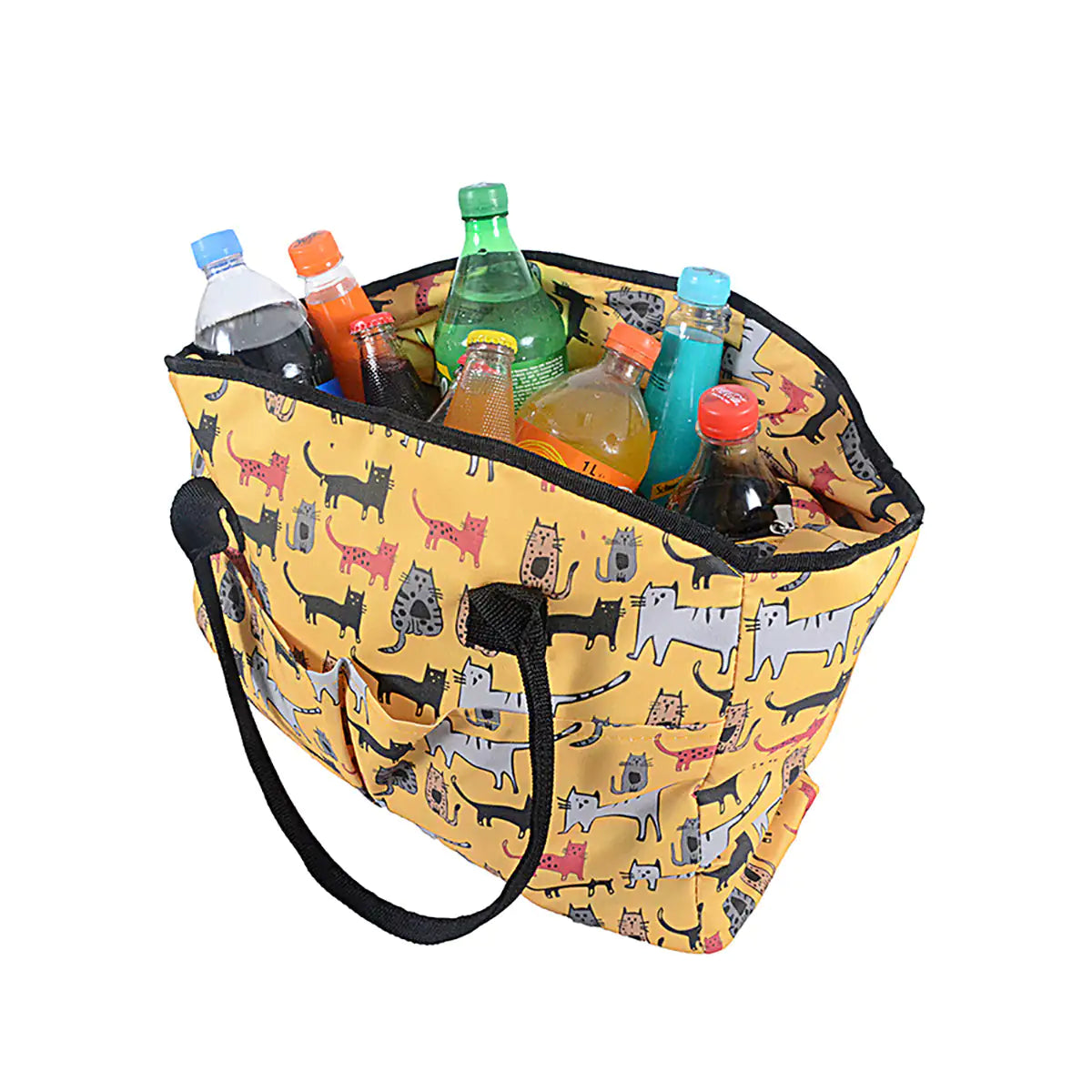 Biggdesign Cats Yellow Insulated Bag