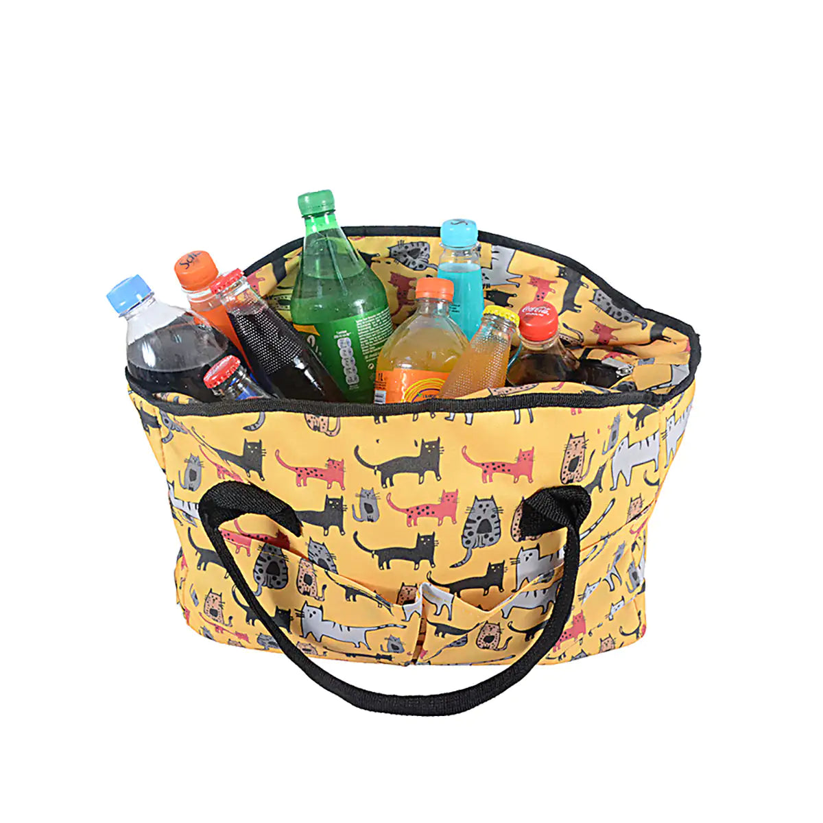 Biggdesign Cats Yellow Insulated Bag